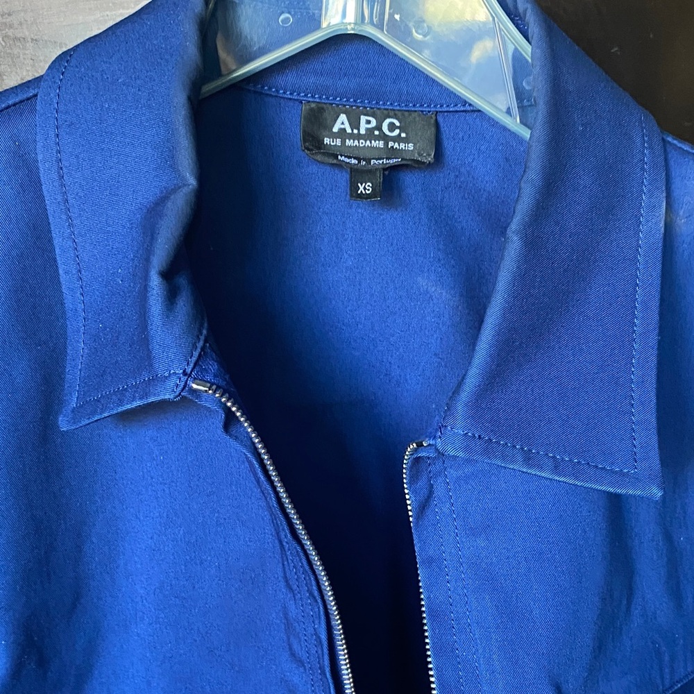 A.P.C. Men’s c small Cobalt Blue jacket - Picture 2 of 13